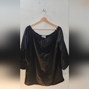 Modern Citizen 3/4 Sleeve Tie Blouse